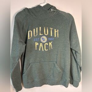 Duluth Pack high button‎  neck  Green Hoodie size